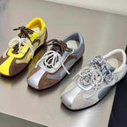 Damen modische Sneaker mit eleganten Perlenakzenten und atmungsaktivem Obermaterial R&B