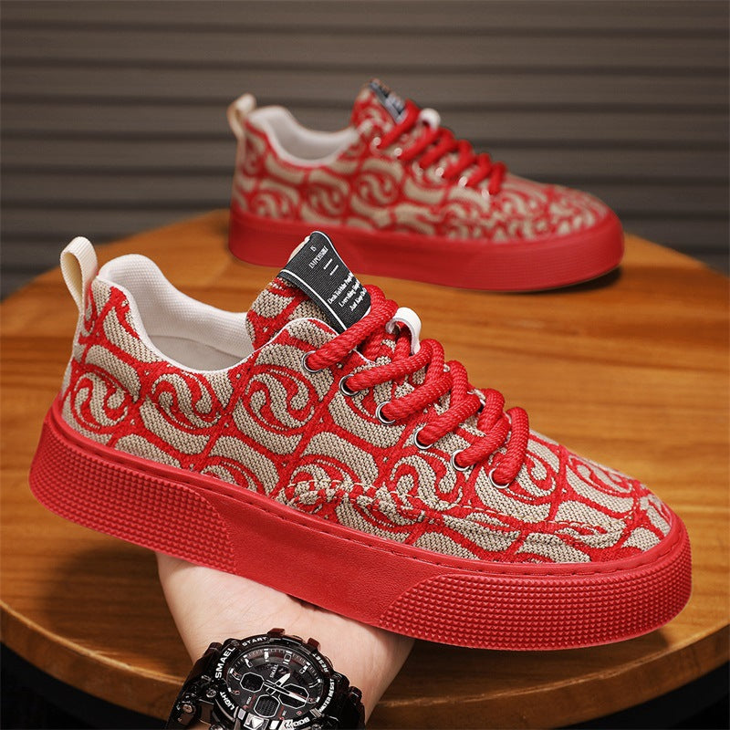 Damen Modische Casual Sneakers mit einzigartigem Muster