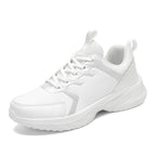 Unisex nan urbaner Komfort-Sneaker mit gepolsterter Keilsohle atmungsaktiver Meshzunge und robustem Kunstlederbesatz R&B