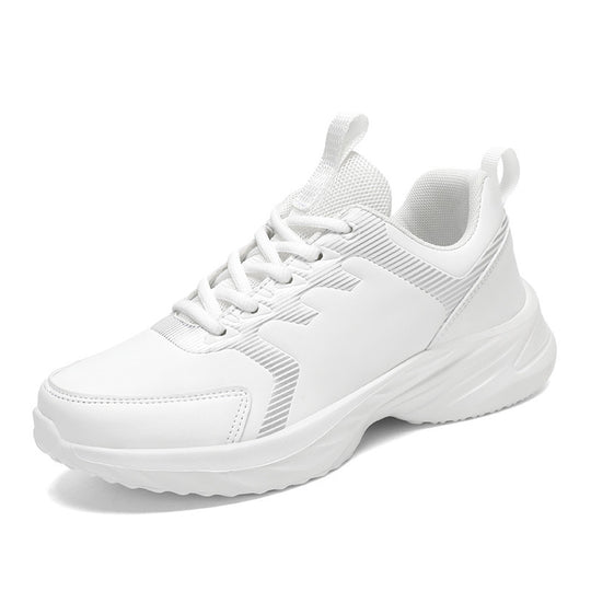 Unisex nan urbaner Komfort-Sneaker mit gepolsterter Keilsohle atmungsaktiver Meshzunge und robustem Kunstlederbesatz R&B