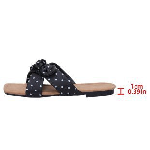 Damen modische Slippers mit Schleifen-Applikation R&B