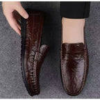 Herren Mokassins mit eleganter Nerzprägung R&B