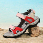 Damen Sportliche Freizeitsandalen mit verstellbaren Riemen und rutschfester Sohle R&B