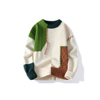 Herren Strickpullover mit kreativem Muster und strukturierten Akzenten