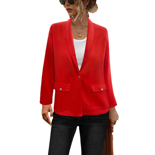 Damen Elegant geschnittene Blazerjacke mit praktischen Taschen R&B