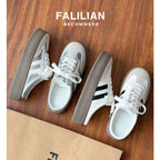 Damen Sportliche Sneakers mit dämpfender Sohle und klassischem Streifendesign