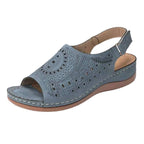 Damen Komfortable Sandalen mit modischem Cut-Out Design und anatomischem Fußbett R&B