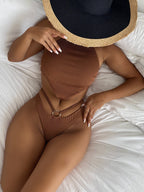 Damen Bikini mit trendigem Ringdetail