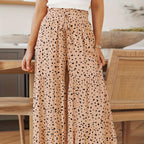 Damen Weit geschnittene Sommerhose mit lässigem Schnitt und elastischem Bund R&B