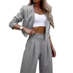 Damen Streifenanzug R&B