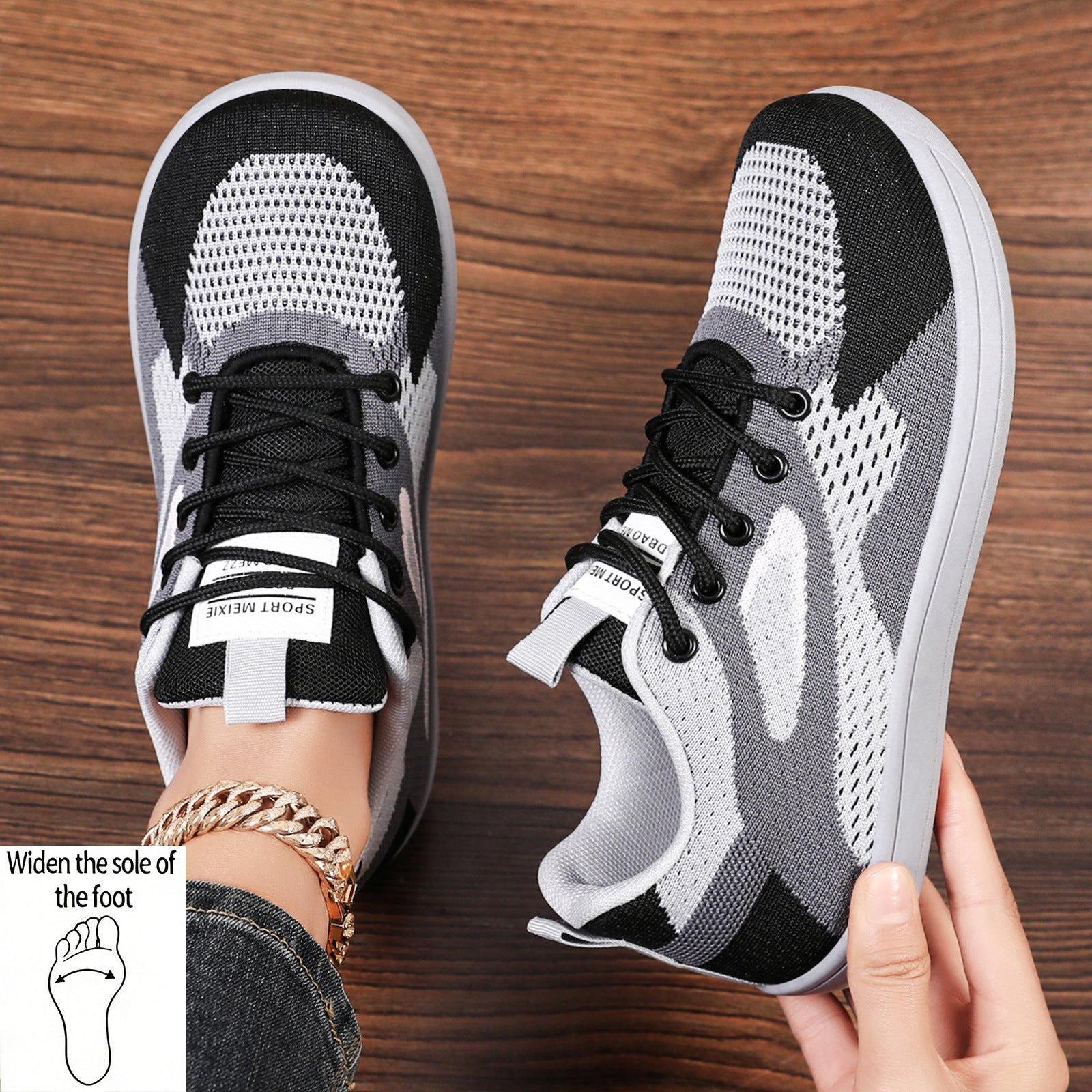 Damen Sportliche Leichtgewicht Sneakers