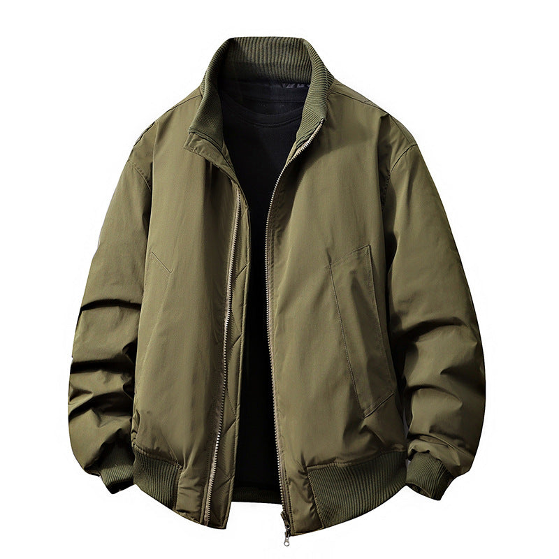 Herren lässige Übergangsjacke im minimalistischen Design R&B