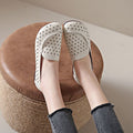 Damen Elegante und bequeme Ballerinas mit atmungsaktiver Oberflächenstruktur