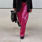 Damen Glitzernde Palazzo-Hose R&B