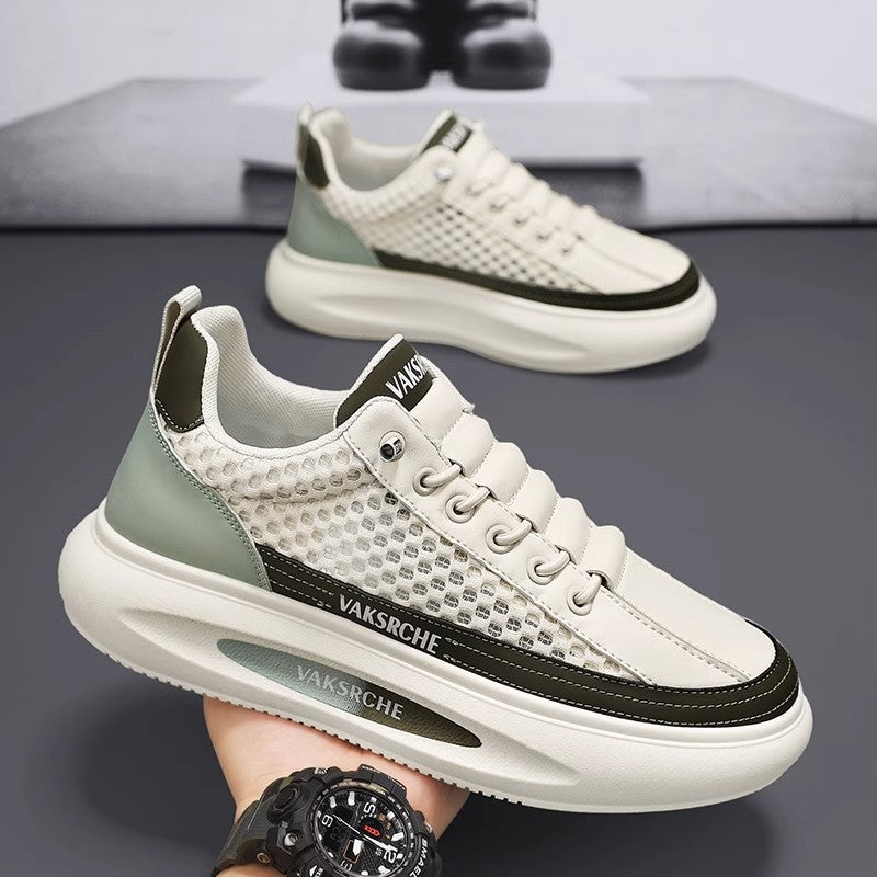 Damen Sportliche Sneakers mit atmungsaktiver Netzstruktur und leichter Laufsohle R&B