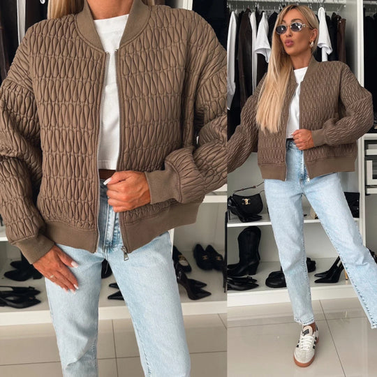 Damen Stepp-Bomberjacke R&B