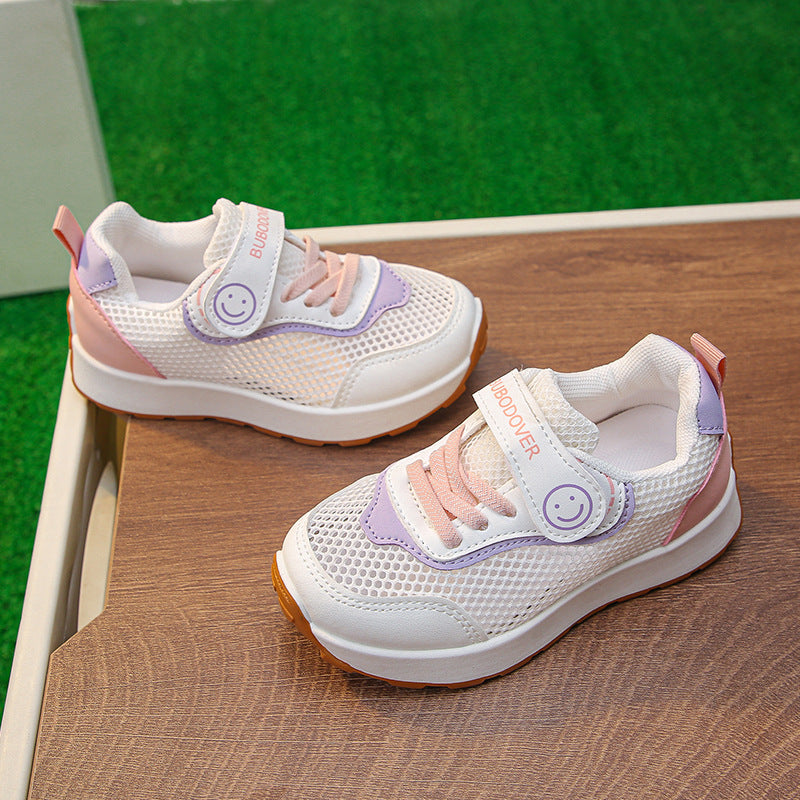 Damen sportive Sneakers mit atmungsaktiver Mesh-Oberfläche und flexibler Laufsohle R&B