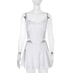 Damen Corsagenkleid mit filigranen Spitzenakzenten R&B