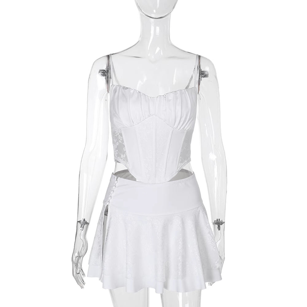 Damen Corsagenkleid mit filigranen Spitzenakzenten R&B