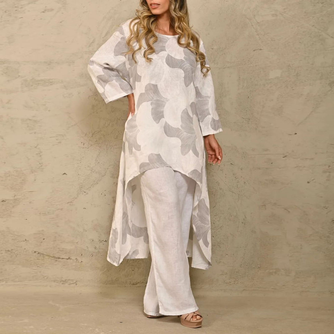 Damen luftige Tunika mit weitem Schnitt R&B