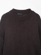 Damen lässiger Pullover mit Oversized-Schnitt und strukturiertem Muster R&B