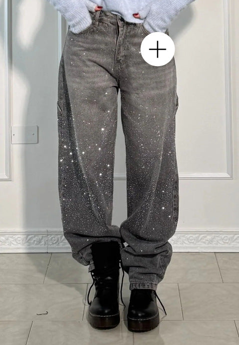 Damen Jeans mit Diamant-Optik & Klassischem Schnitt | R&B