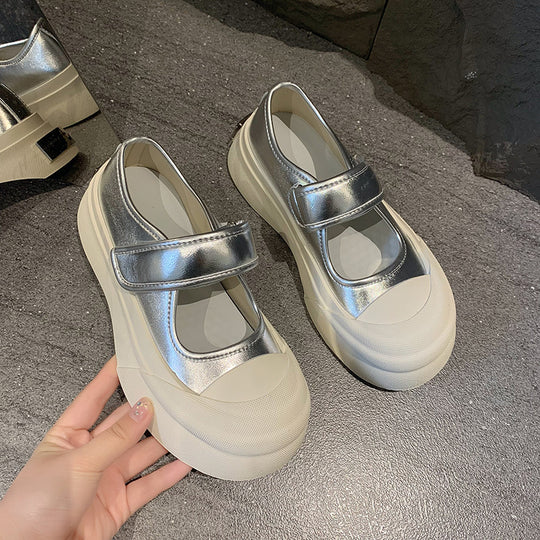 Damen Komfortable Slip-On Sneaker mit praktischem Klettverschluss R&B