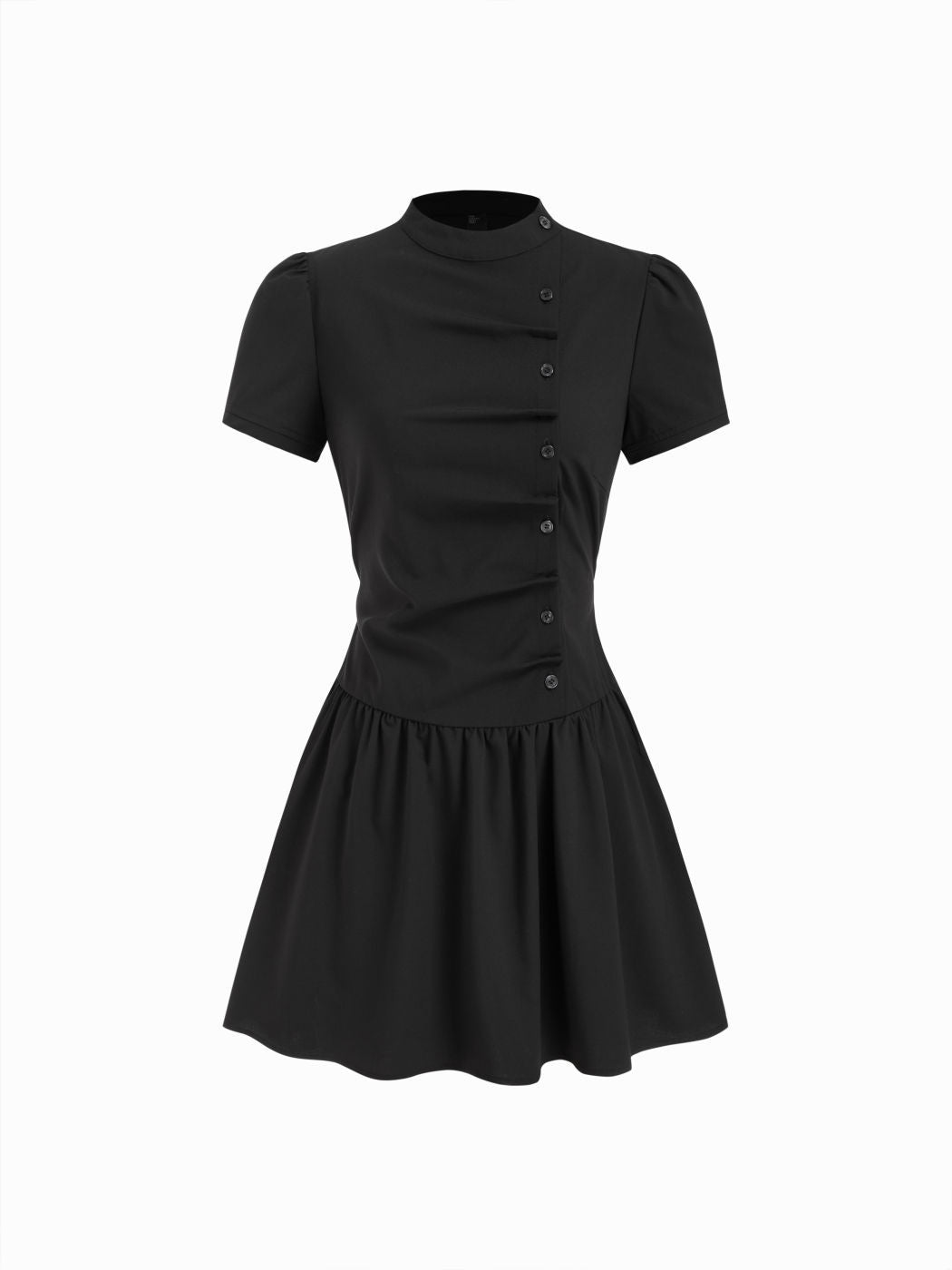 Damen Karo Kurzarmkleid R&B