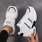 Damen Sportliche Sneakers mit atmungsaktivem Obermaterial und dämpfendem Fußbett