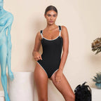 Damen Hochwertiger Einteiler Badeanzug mit sportlichem Design R&B