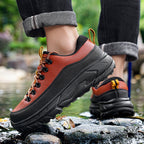 Damen Outdoor-Wanderschuhe mit robustem Profil und rutschfester Sohle
