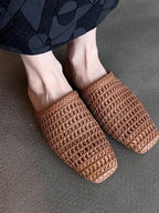 Damen Bequeme, handgewR&Bte Pantoletten in modernem Design R&B