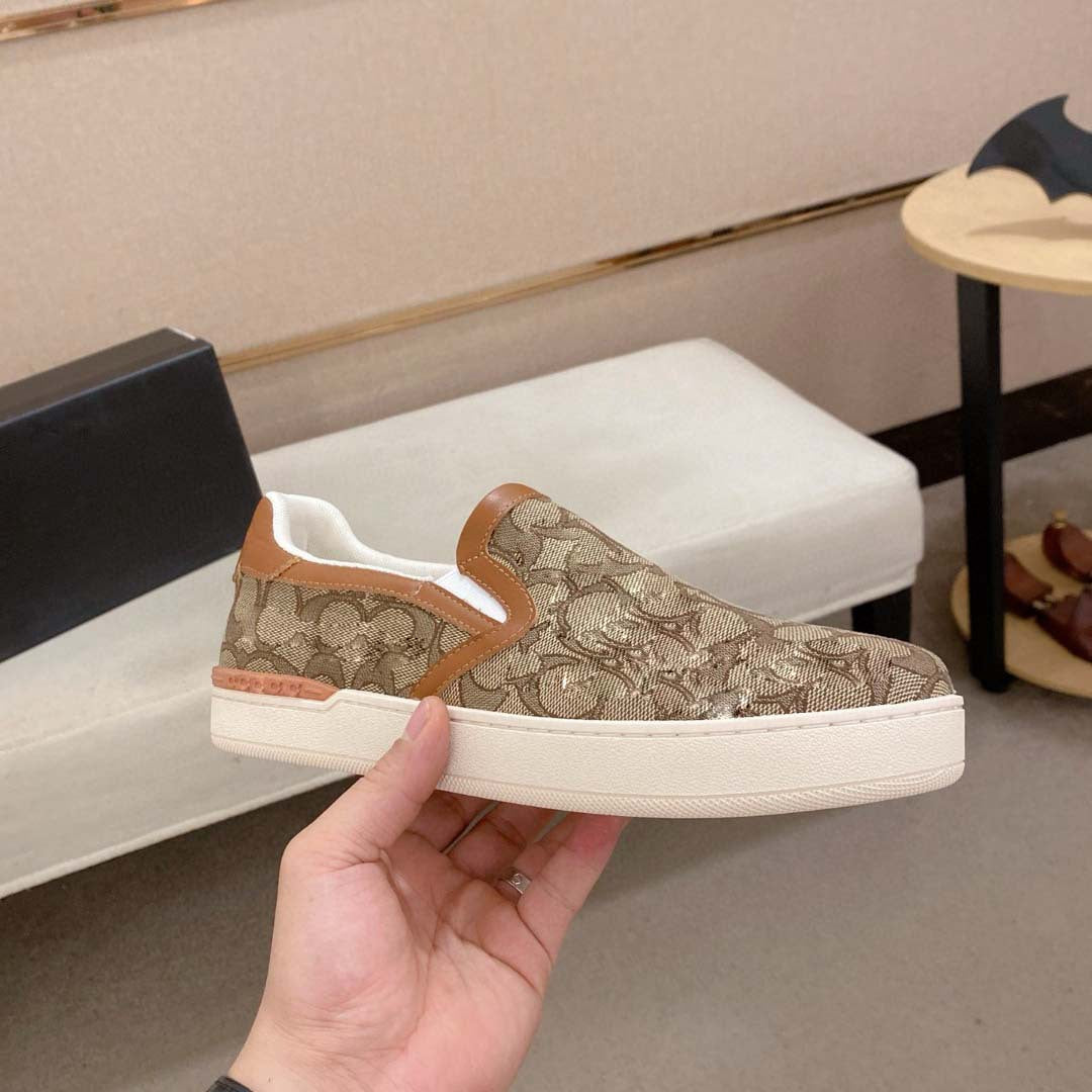 Damen Bequeme Slip-On Sneakers mit modischem Oberflächenmuster R&B