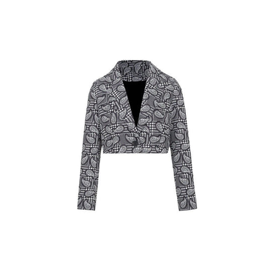 Damen Blazer mit modischem Paisleymuster und tailliertem Schnitt R&B