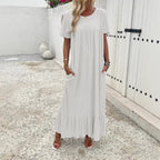 Damen Maxi-Kleid mit praktischem Taschen-Design R&B