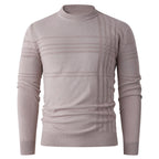 Herren feiner Strickpullover mit strukturiertem Design R&B