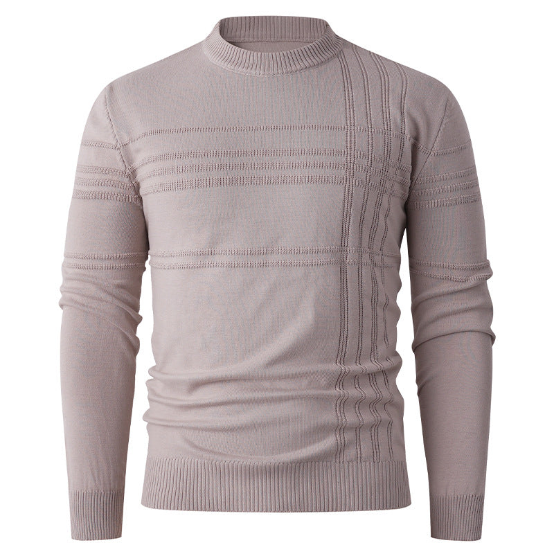 Herren feiner Strickpullover mit strukturiertem Design R&B