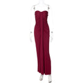 Damen Elegantes Maxi-Kleid mit raffiniertem Tailleneinsatz und Raffung R&B