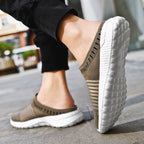Damen bequeme Slip-On Sneakers mit atmungsaktiver Mesh-Oberfläche