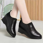 Damen Komfortable Wedge-Stiefeletten mit elegantem Design und elastischen Einsätzen R&B