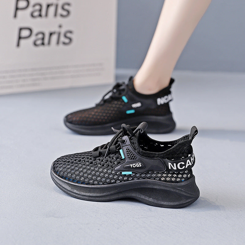 Damen Sneakers mit atmungsaktiver Netzstruktur und dämpfender Sohle R&B