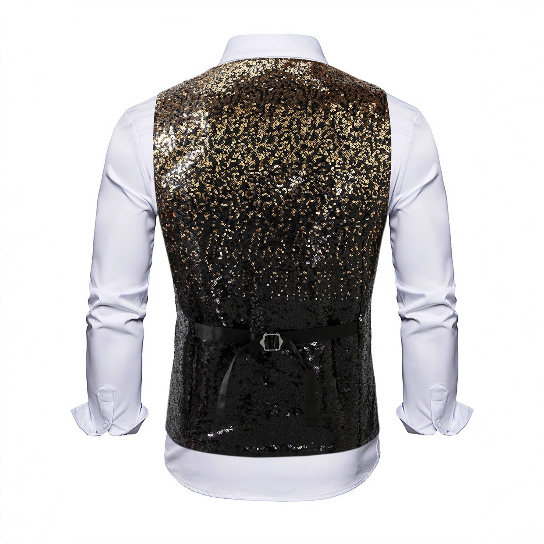 Herren Weste mit Schimmernden Pailletten & Auffälligem Look | R&B