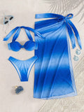Damen Bikiniset mit elegantem Überwurf von R&B