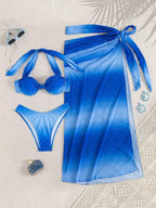 Damen Bikiniset mit elegantem Überwurf von R&B