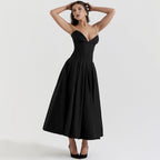 Damen Elegantes und figurbetontes Abendkleid mit tiefem Ausschnitt R&B