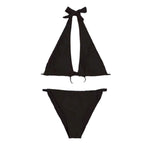 Damen Bandeau-Bikini mit raffinierten Schnittdetails und elegantem Wickeldesign R&B