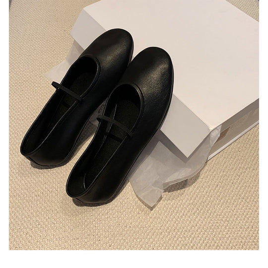 Damen elegante Ballerinas mit modischem Riemchendesign R&B