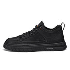 Damen sportive Sneakers aus hochwertigem Kunstleder mit rutschfester Sohle R&B