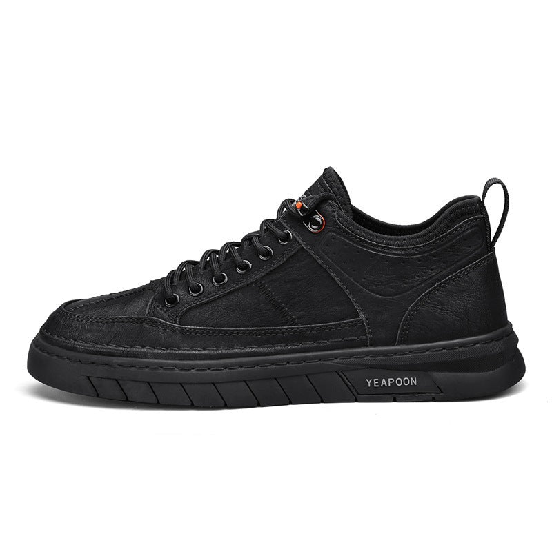 Damen sportive Sneakers aus hochwertigem Kunstleder mit rutschfester Sohle R&B
