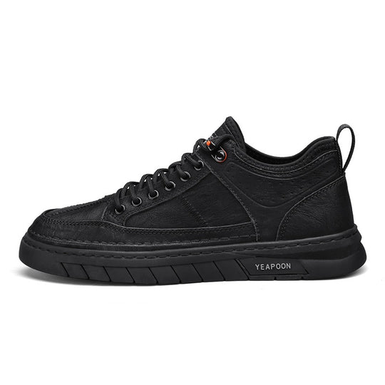 Damen sportive Sneakers aus hochwertigem Kunstleder mit rutschfester Sohle R&B